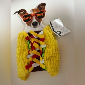 NWT Party Dog Taco Costume - Dog XS/S - Warm! Halloween